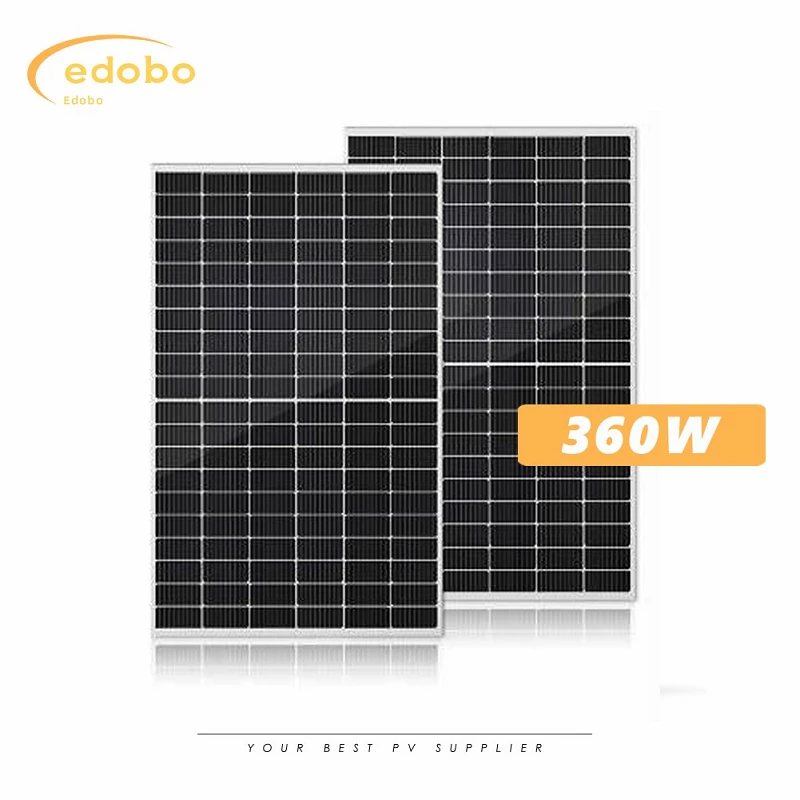 Modulo solare tagliato a metà