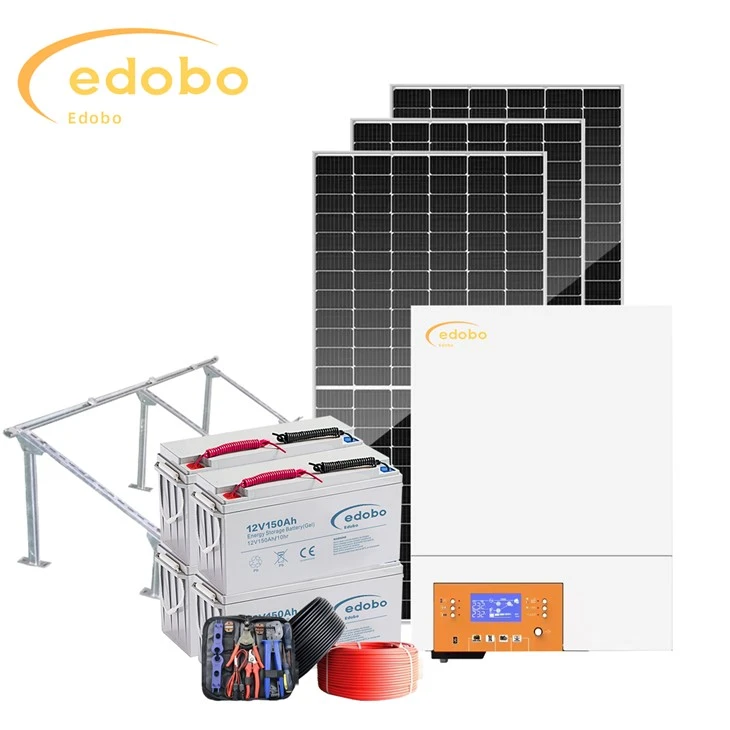 Sistema solare off-grid da 10 kW con batterie