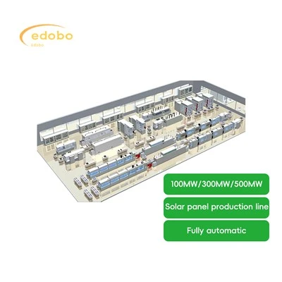 Linea di produzione da 100 MW da 300 mW di pannello solare