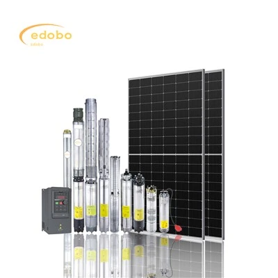 Sistema di pompa dell'acqua solare con pannello solare mono 1hp/2hp